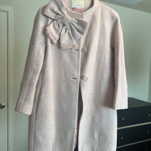Kate Spade Blush Pink Textured Jacket
